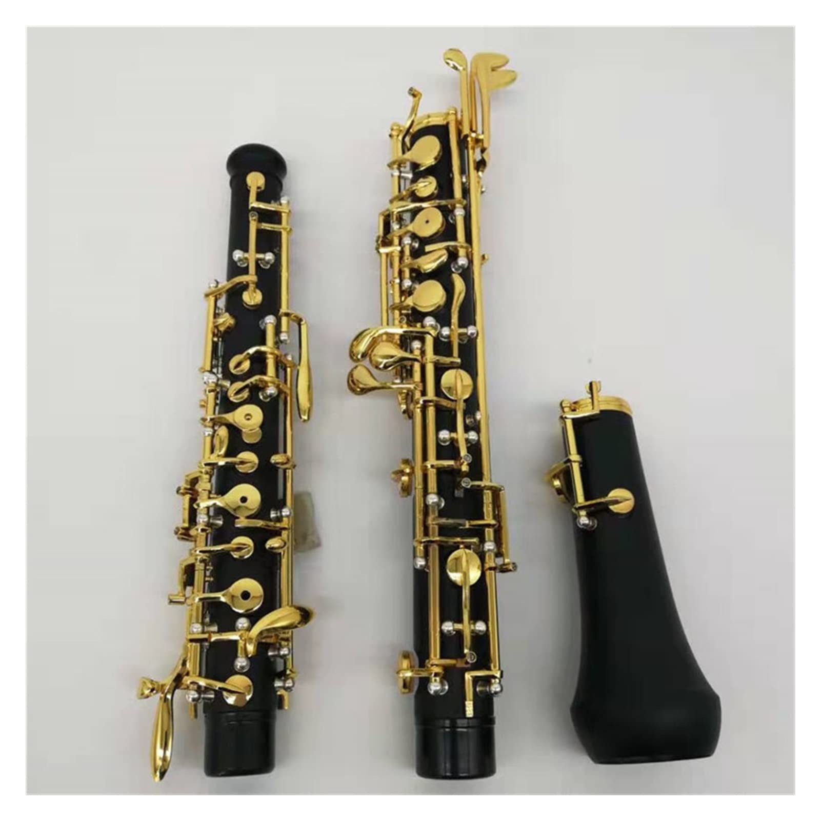 Strumento Oboe Tasti Placcati in Oro Semiautomatici Oboe Adatti per Prestazioni Orchestra Principiante di Oboe