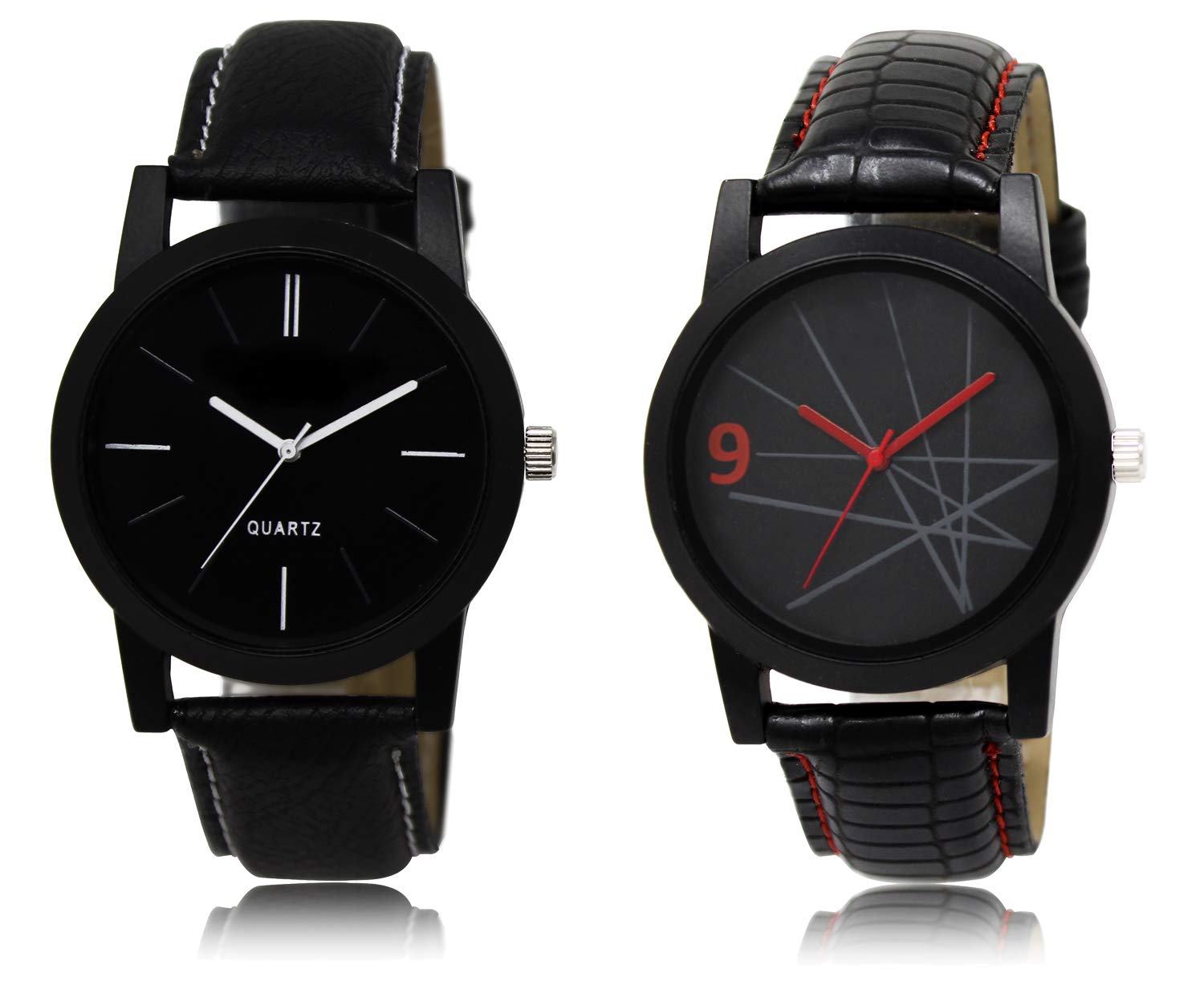 Acnos® Premium Slim Line Round Case Dial Analog Watch Combo for Men Pack of - 2(AC05-08) (B085G52CVS) Amazon Price History, Amazon Price Tracker