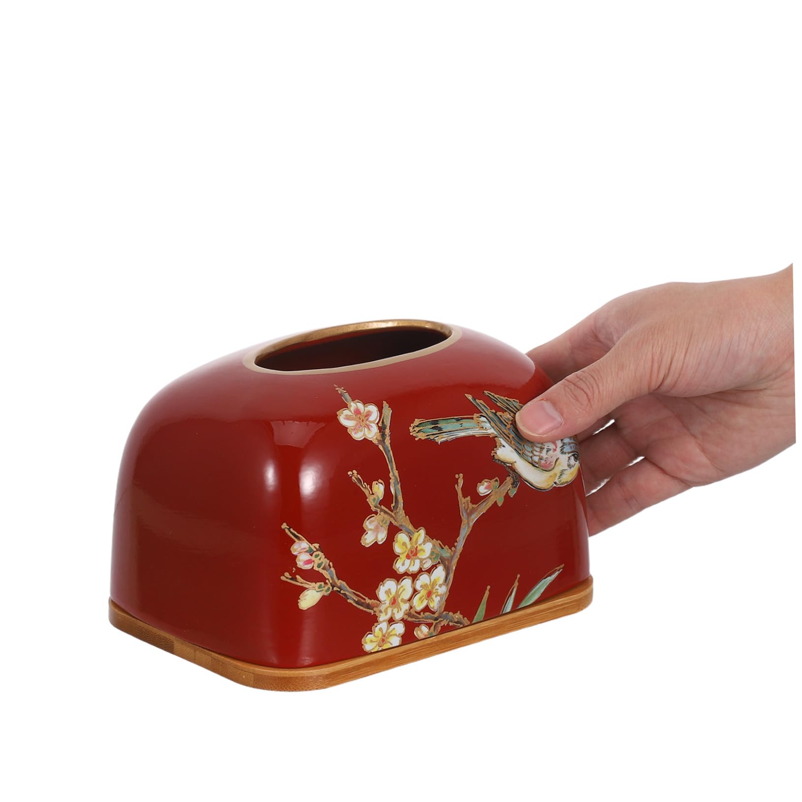 Mipcase Pojemnik Na Chusteczki Higieniczne Ceramiczny Pojemnik Dozownik Chusteczek Higienicznych Ceramiczna Osłona Na Chusteczki Z