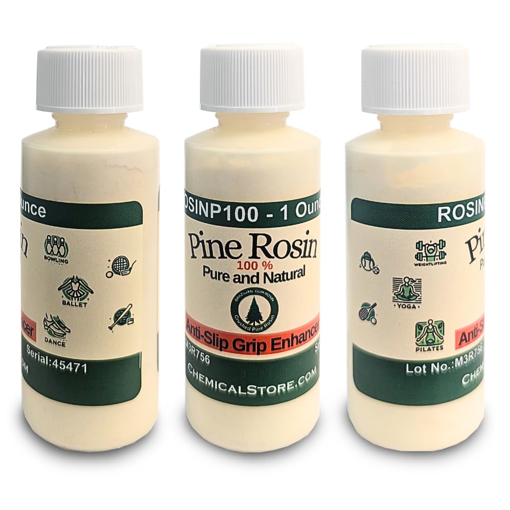CHEMICALSTORE.COM Grip Natural Rosin Powder – 100% Pure Brazilian Rosin for Athletes, pale yellow