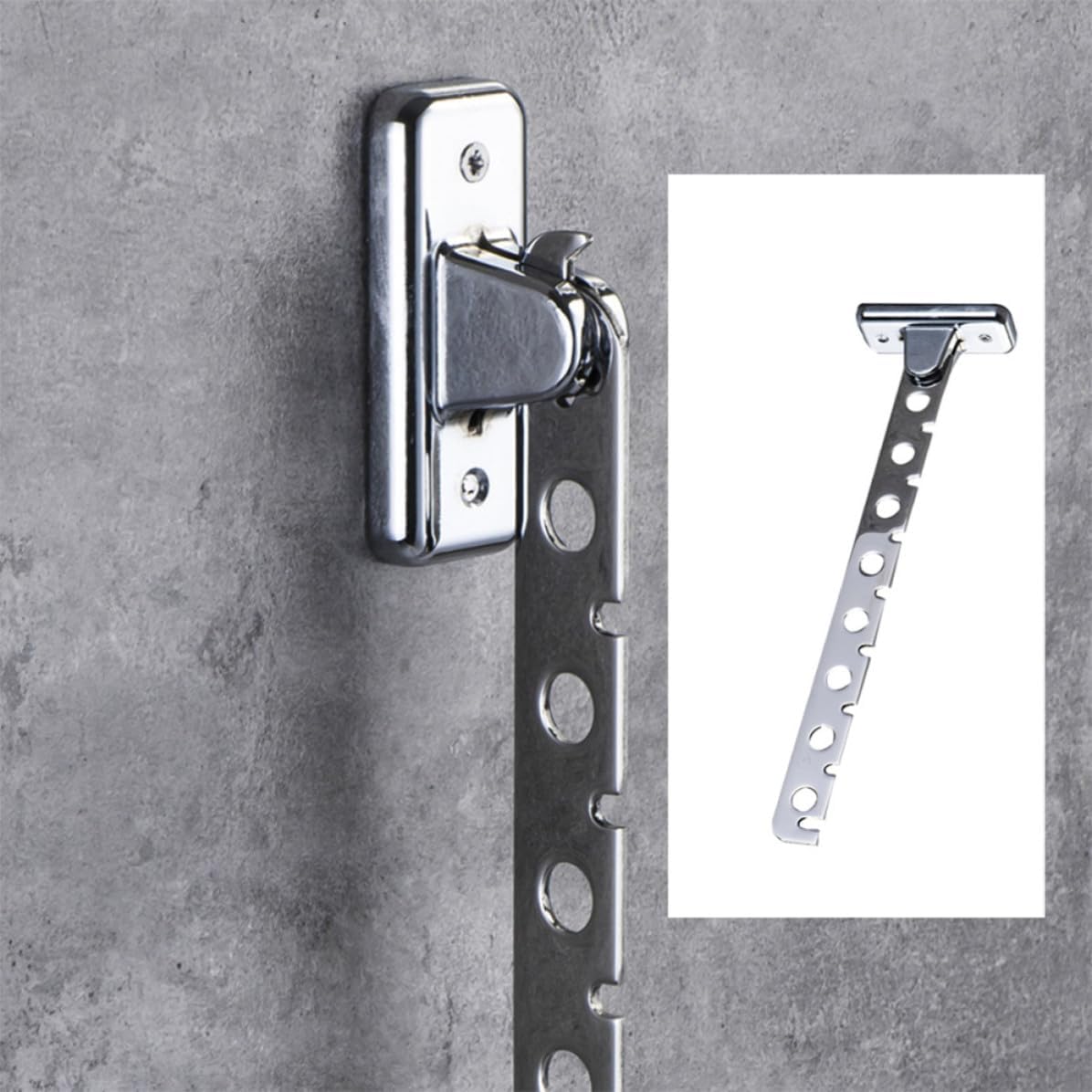 PRETYZOOM Clothes Hook Coat Hanger Wall Mounted Stainless Steel Folding Rotatable Space-Saving Laundry Hook Holder for Home Organization and Storage image 3