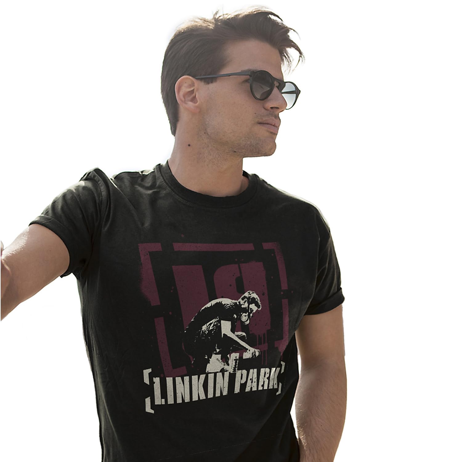 Camiseta oficial vintage Meteora Linkin Park, algodón, unisex, ajuste regular