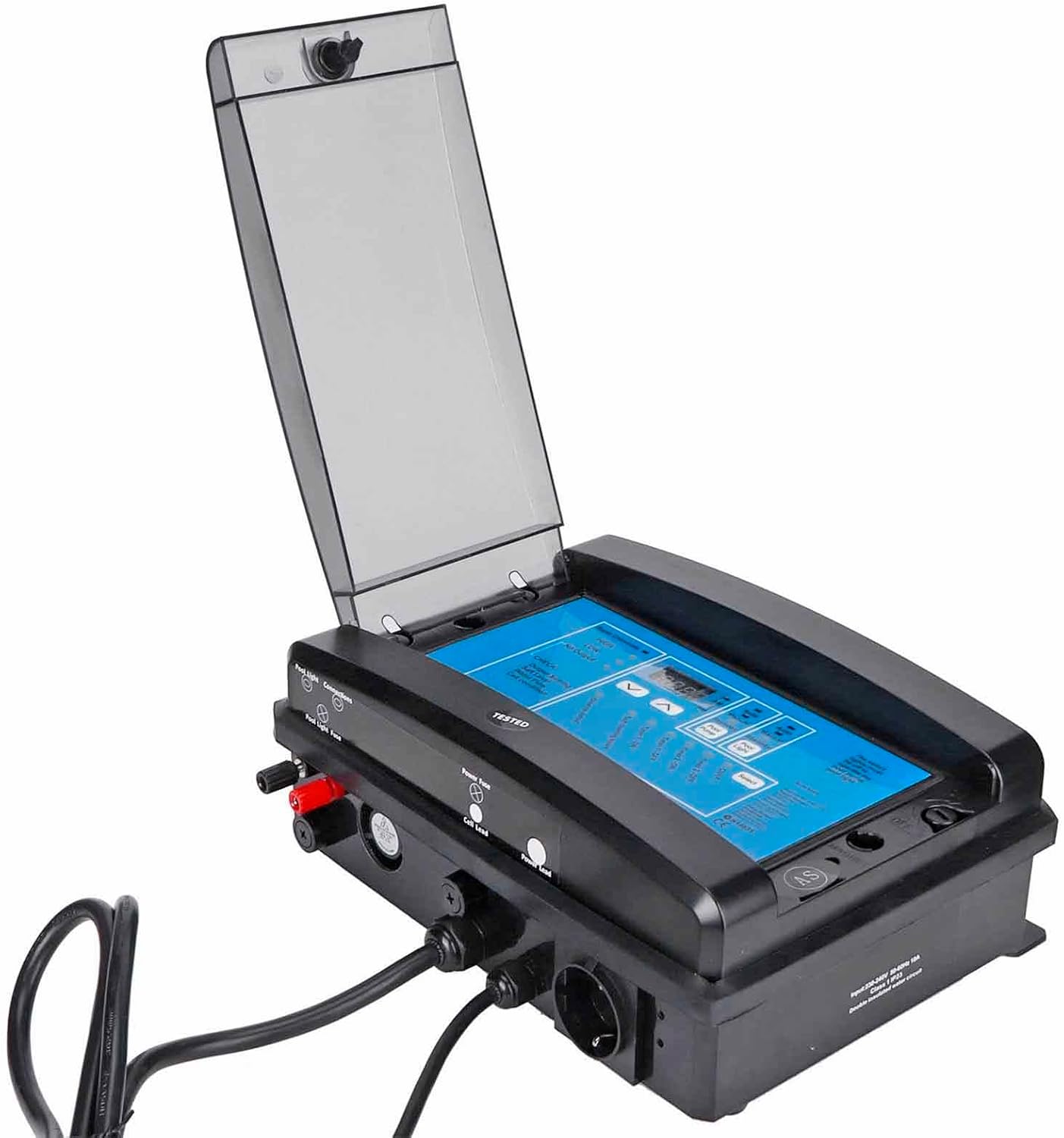 Open control panel of the JINGEDD Salt Chlorinator