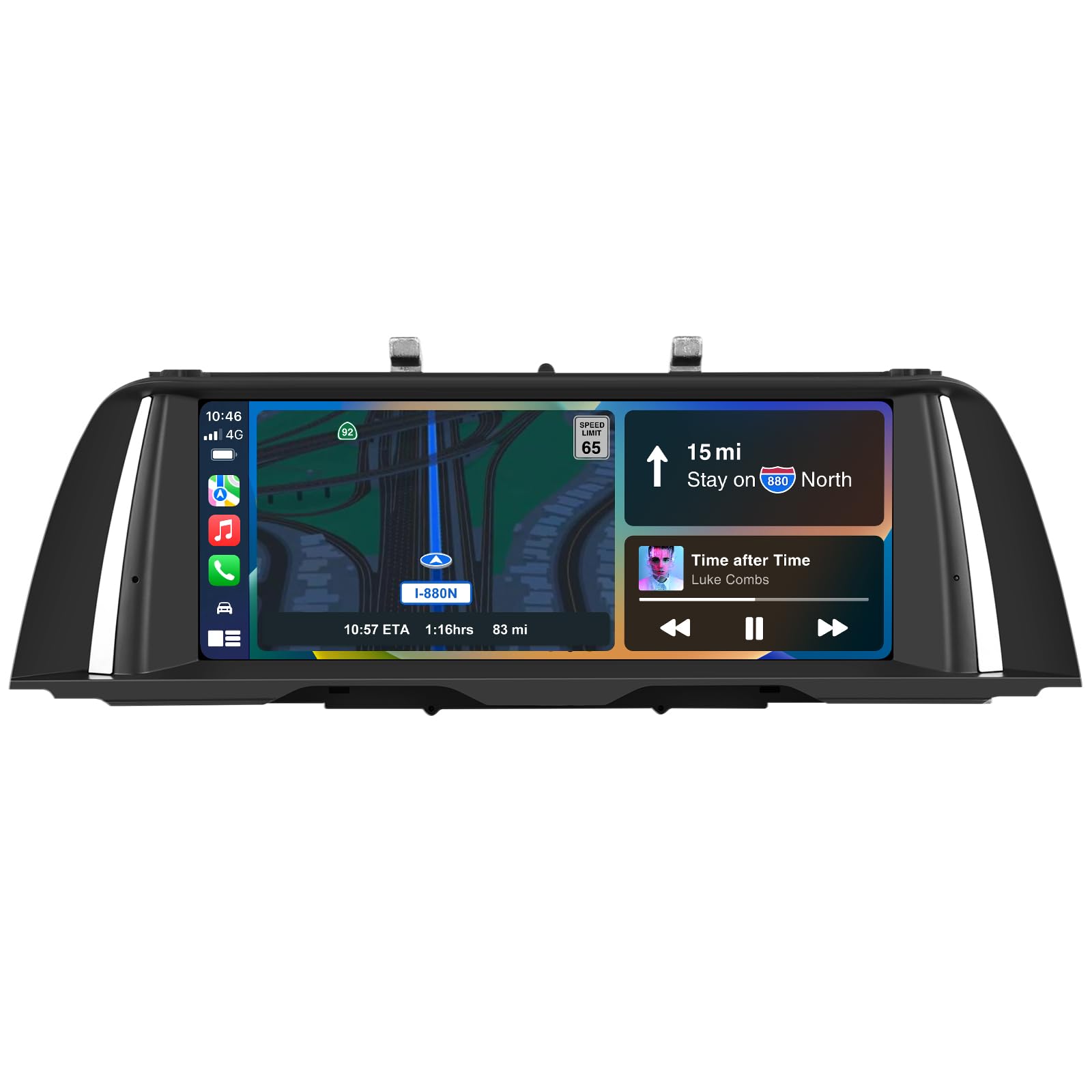 10.25-Inch Car Stereo for BMW 5 Series F10 F11 (2011-2012) CIC System, Wireless CarPlay Android Auto Bluetooth Touch Screen GPS Naviagation Upgrade Factory Radio (CIC-10.25"-Linux)