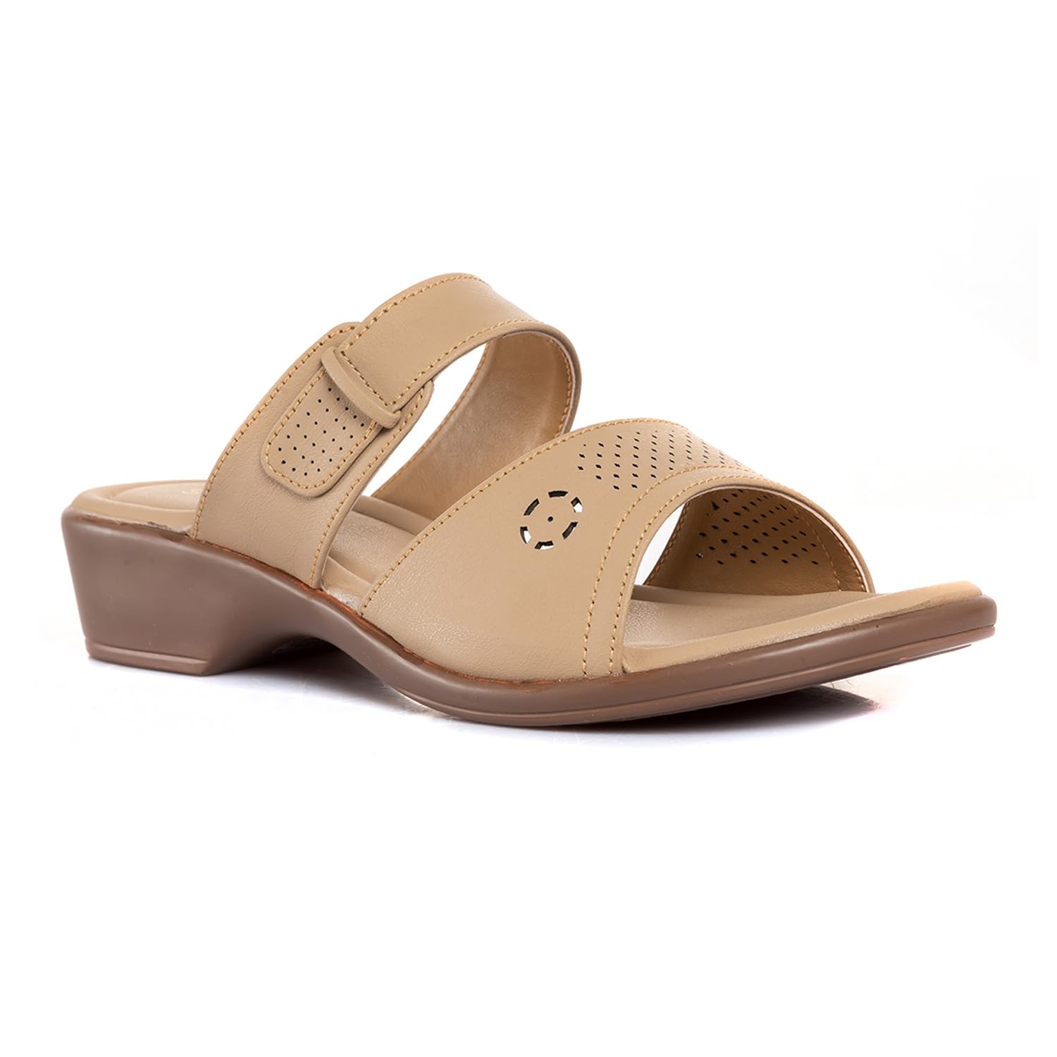 khadim's Sharon Wedge Heel Mule Slip On Sandal for Women-picture-14