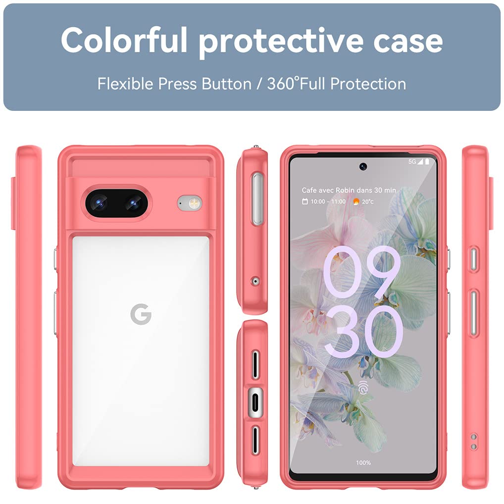 HAOYE Cover Per Google Pixel 6A: Una Esplosione Di Colori! Morbida, Sottile E Antiurto Con Stampa Artistica Unica