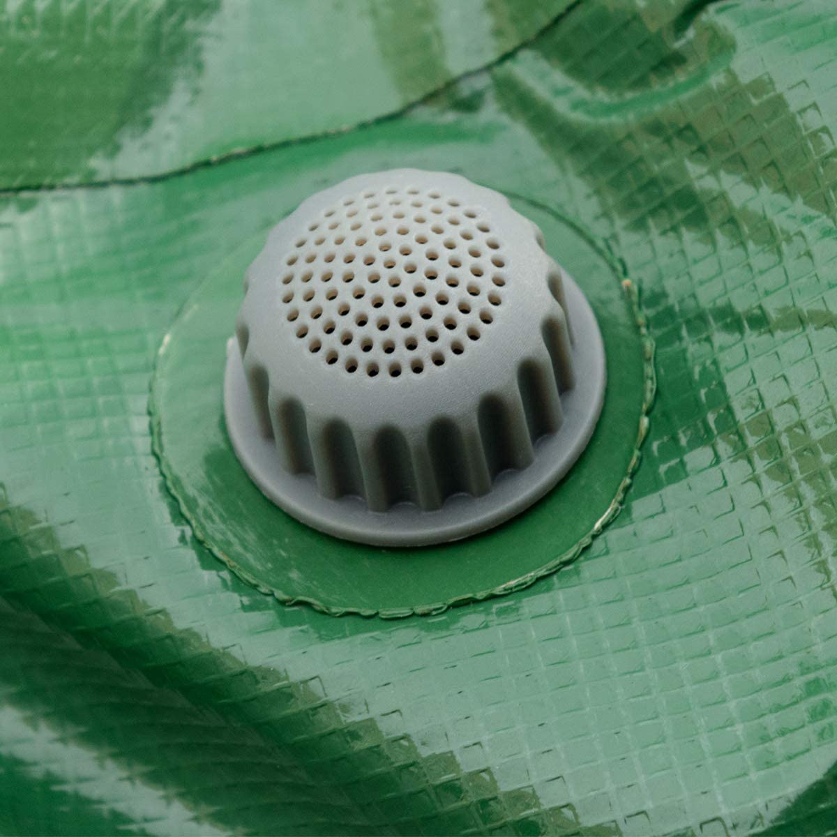 GYMAX Serbatoio d'acqua Pieghevole 200L, Serbatoio Raccoglimento con Filtro e Rubinetto, Sistema di Raccolta dell'Acqua Piovana in PVC per l'Irrigazione delle Piante, Verde