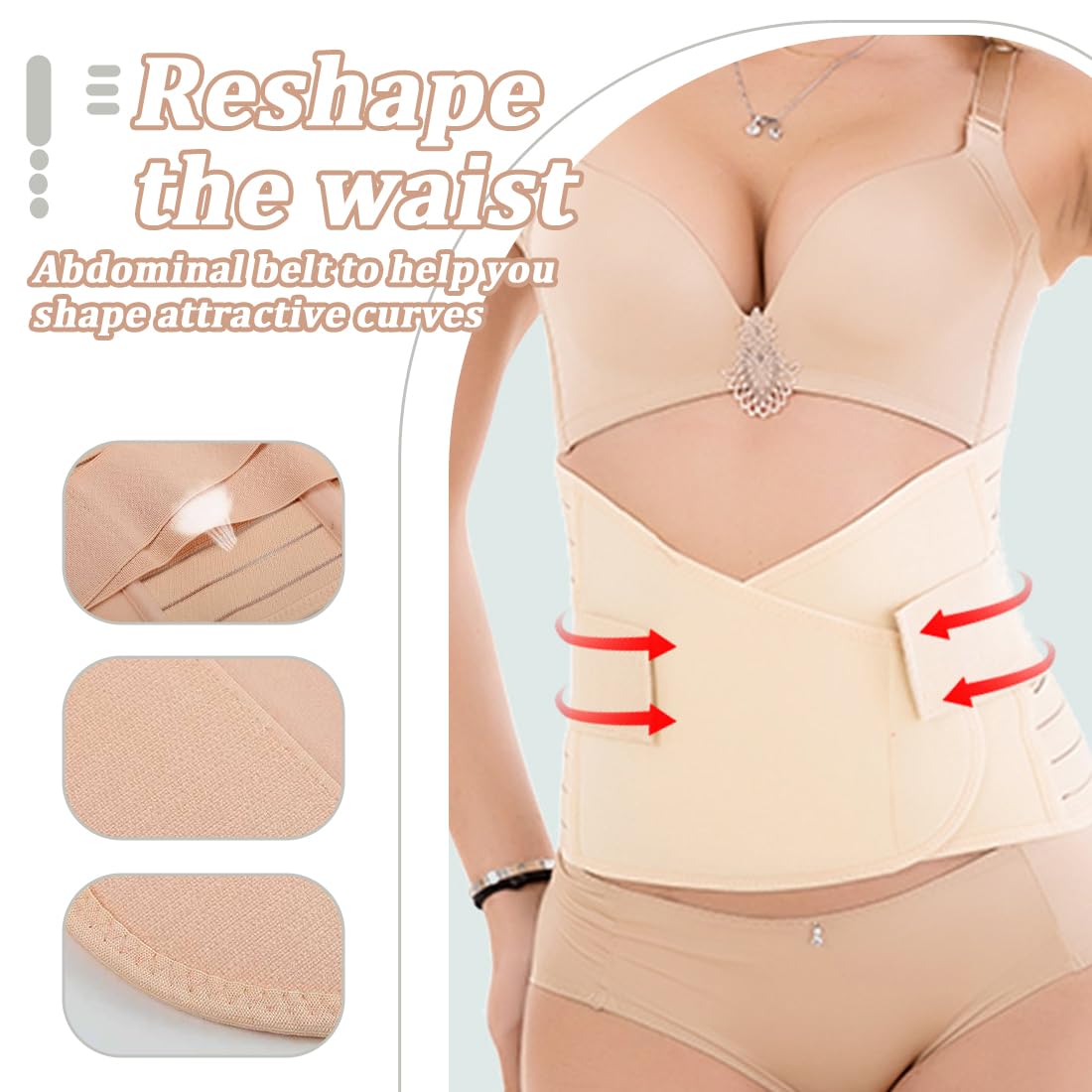 Shapewear Recupero Pancia Fascia Post Parto Pancera Regolabile