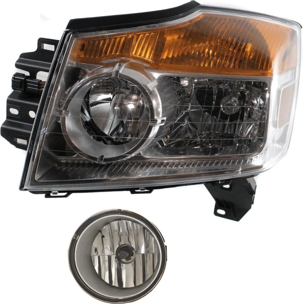 Amazon.com: CNKDHFYM Headlight Halogen Driver Side Clear Lens W 