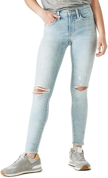 Lucky Brand Womens Mid Rise Ava SkinnyJeans