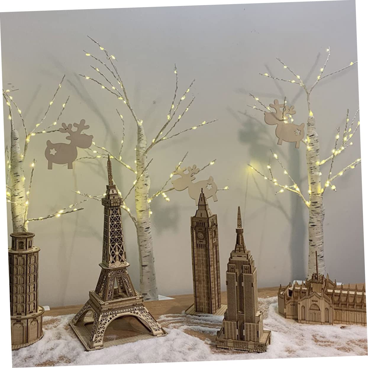 BESTonZON Puzzle 3D en Bois Soi-même pour Garçon Et Filles Et Adolescents, Modèle Bâtiment Célèbre De New York, Éducatif Et Décoratif, Jeu Créatif Et Manuel, Présent Pédagogique