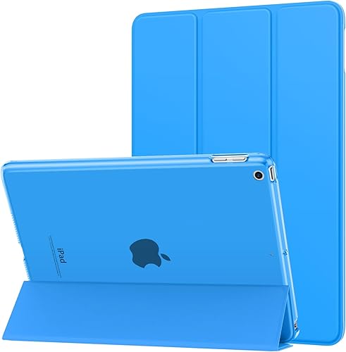 Miniatura 14 de MoKo Funda para iPad 9.7 Pulgadas 2018/2017 de 6ª/5ª Generación, Funda Inteligente delgada y ligera con soporte con Protector Trasero Translúcido