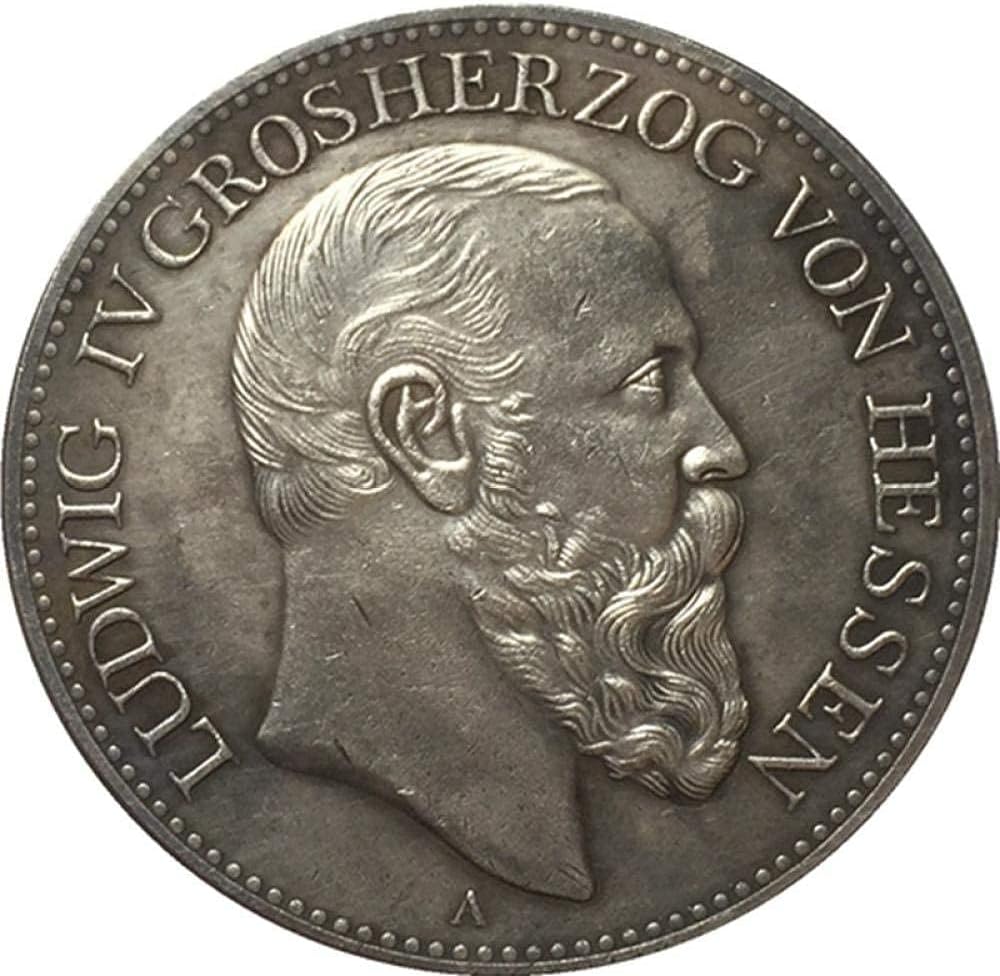 1888 German Coin Copper Plated Silver Rock Coins Coin Crafts CollectionCoin Collection Commemorative Coin