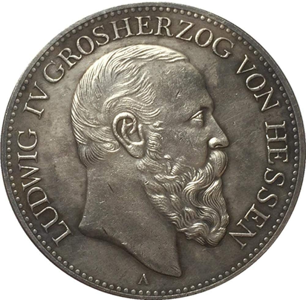 1888 German Coin Copper Plated Silver Rock Coins Coin Crafts CollectionCoin Collection Commemorative Coin