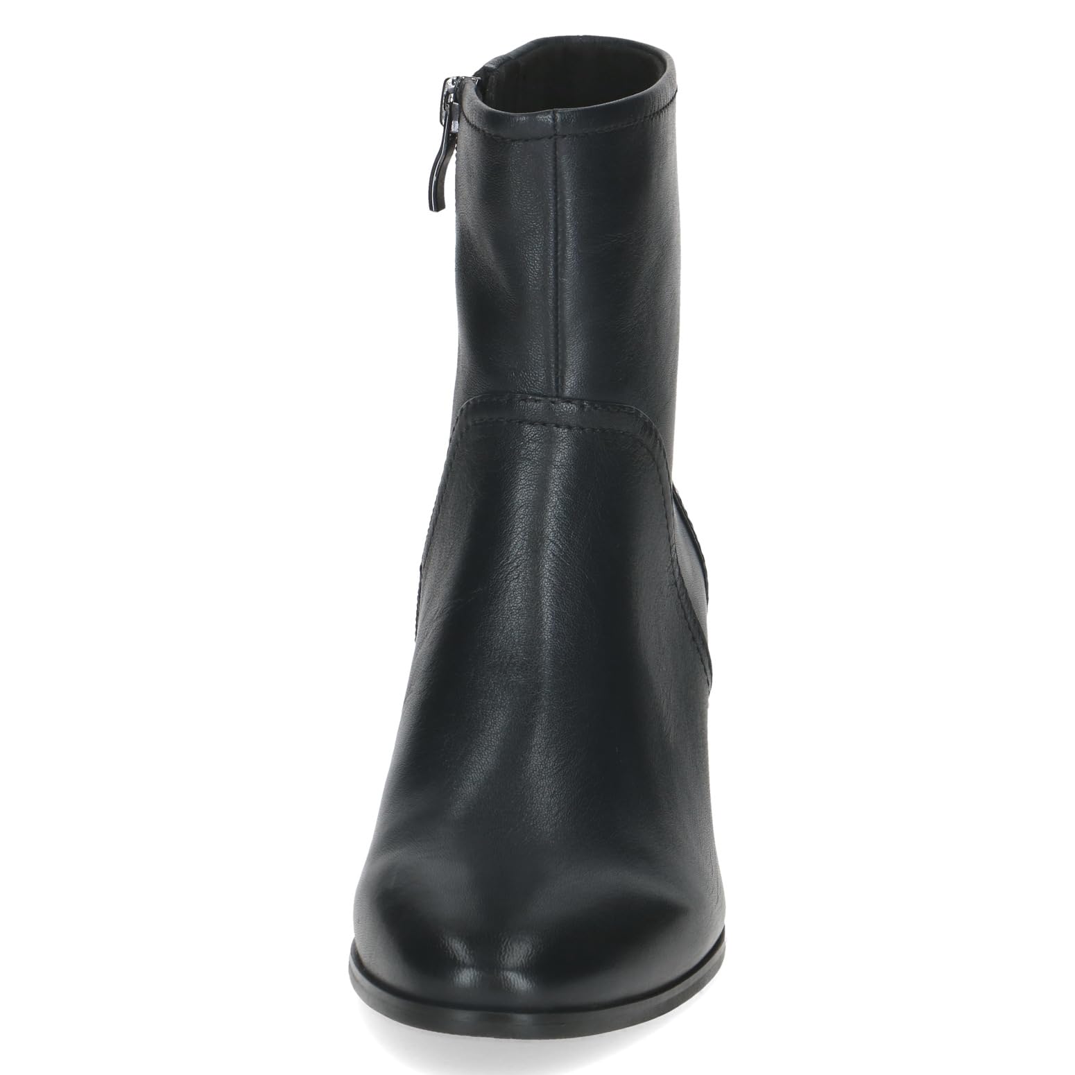 CAPRICE Bottines femme en cuir à talon bloc