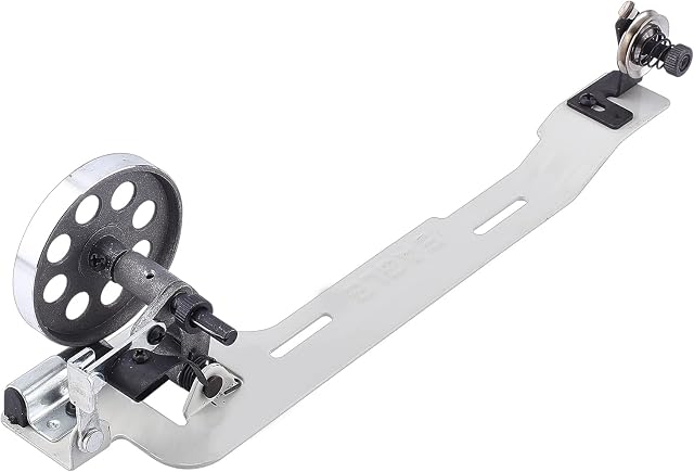 AHANDMAKER Metal Yarn Ball Winder, White Yarn String Winder Spinner Roller Wool String Fiber Ball Winder Swift Weaving Holder Reeling Machine DIY Tool Kit
