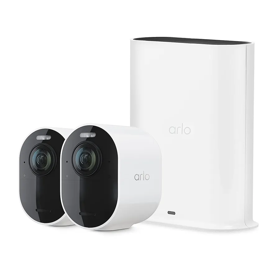 【ほぼ新品】Arlo Ultra2 セキュリティカメラ2台+SmartHub Amazon.com : Arlo Ultra 2 Spotlight Camera 4K HDR (2 Cameras