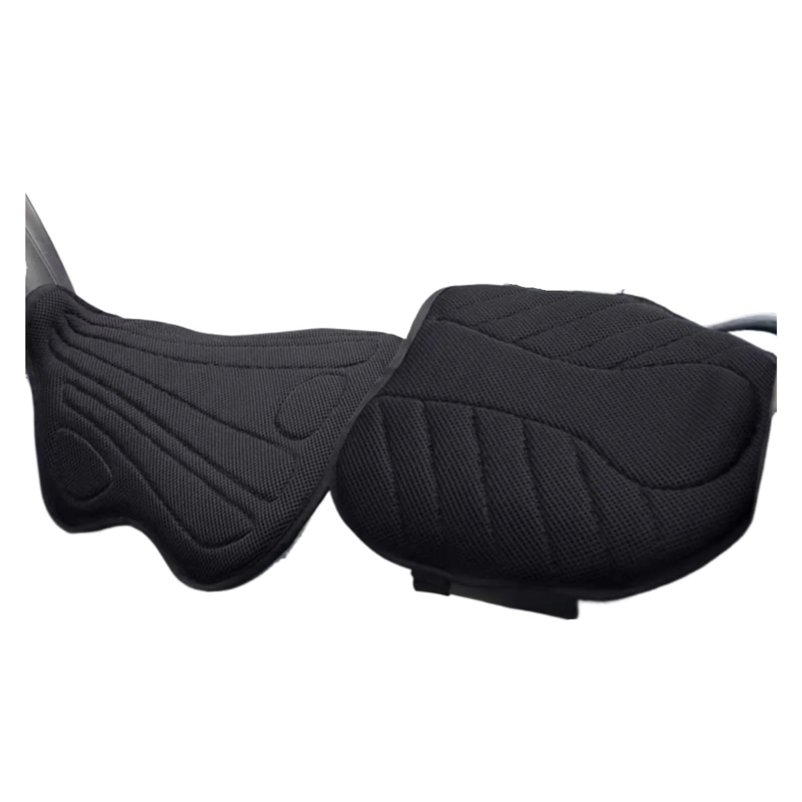 Cuscino per sella moto Sedili Per moto ammortizzanti, veicoli elettrici ventilati e dissipatori di calore per accessori sedili(Black-C)