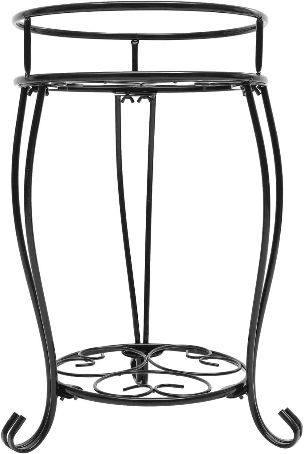 GANAZONO Decorative Metal Plant Stand for Use Sturdy Flower Pot Rack Elegant Design for Home and Garden Display