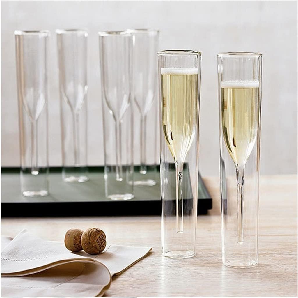 Champagne Glass Wall Glasses Flutes Goblet Bubble Wine Cocktail Wedding Party Cup