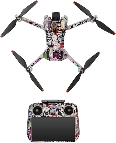 Miniatura 10 de Mavic Mini4 Pro Skin Wrap para DJI Mini 4 Pro Cámara Drone Cuerpo Brazos RC2 Control Remoto Conjunto completo Adhesivo Adhesivo a prueba de arañazos