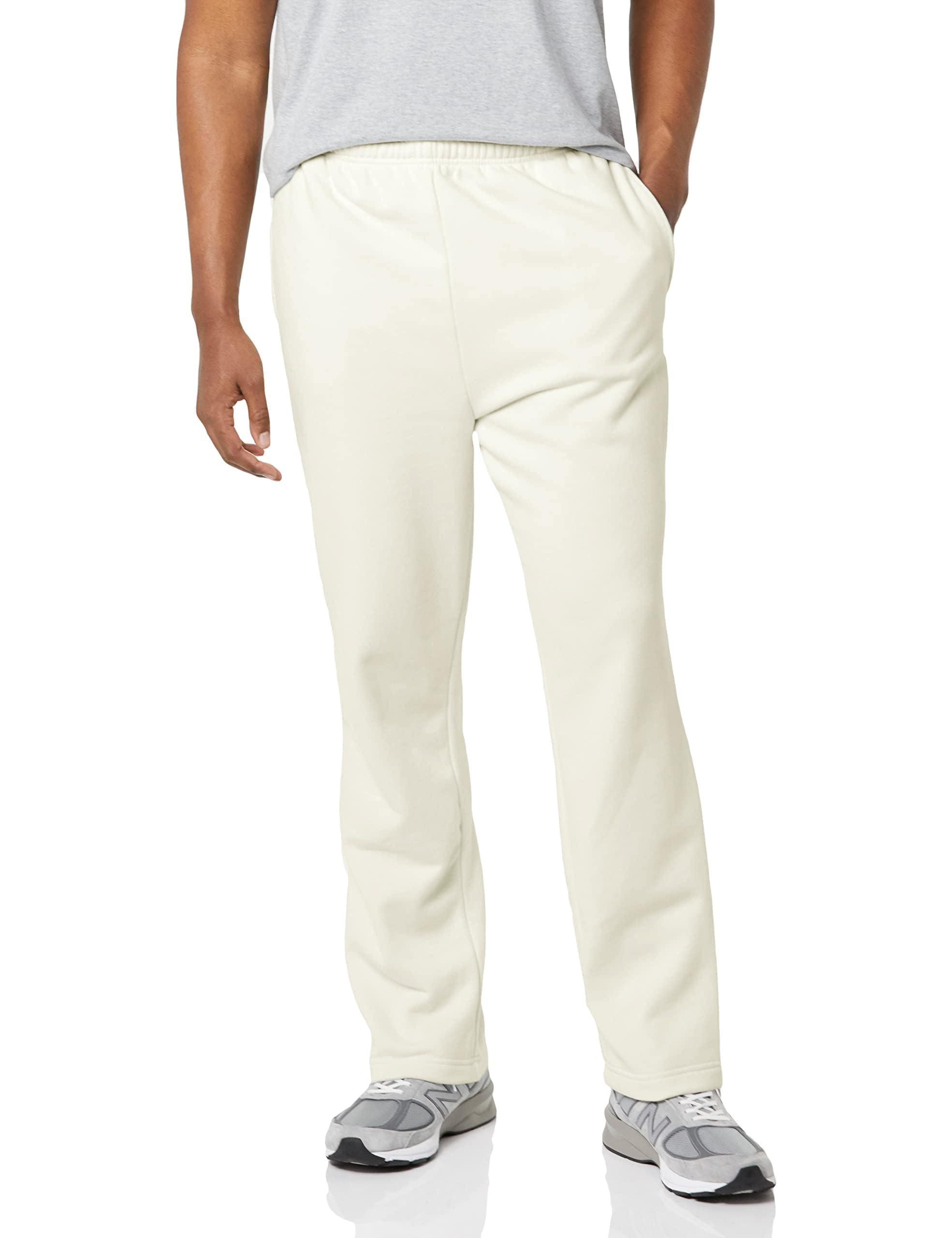 Amazon Essentials Pantaloni Sportivi in Pile con Fondo Aperto (Disponibili in Taglie Extra Forti) Uomo