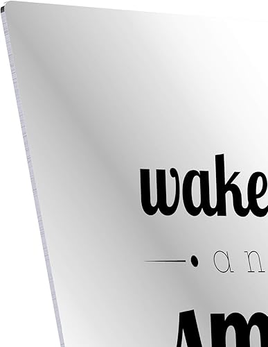 Miniatura 4 de HB Art Design Wake Up and Smell the Coffee Black and White Quote Metal Print Wall Art Coffee Bar Decor Coffee Signs Kitchen Wall Decor Dining Room