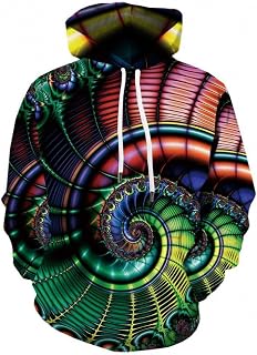 ZIXIYAWEI 3D Pullover Hoodie For Men 3D Hoodies Flower Hoodie Men Colorful Hoodie Print Harajuku Sweatshirt Printed Leisure 3D Printed Hoody Mens Clothing