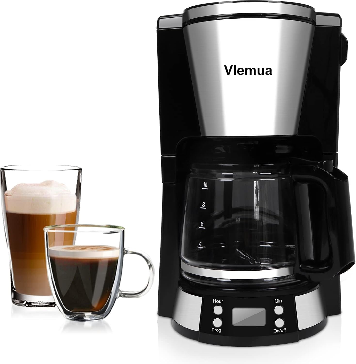 FZSNOK 10Cup Programmable Coffee Maker Automatic Drip Coffee Maker with Timer