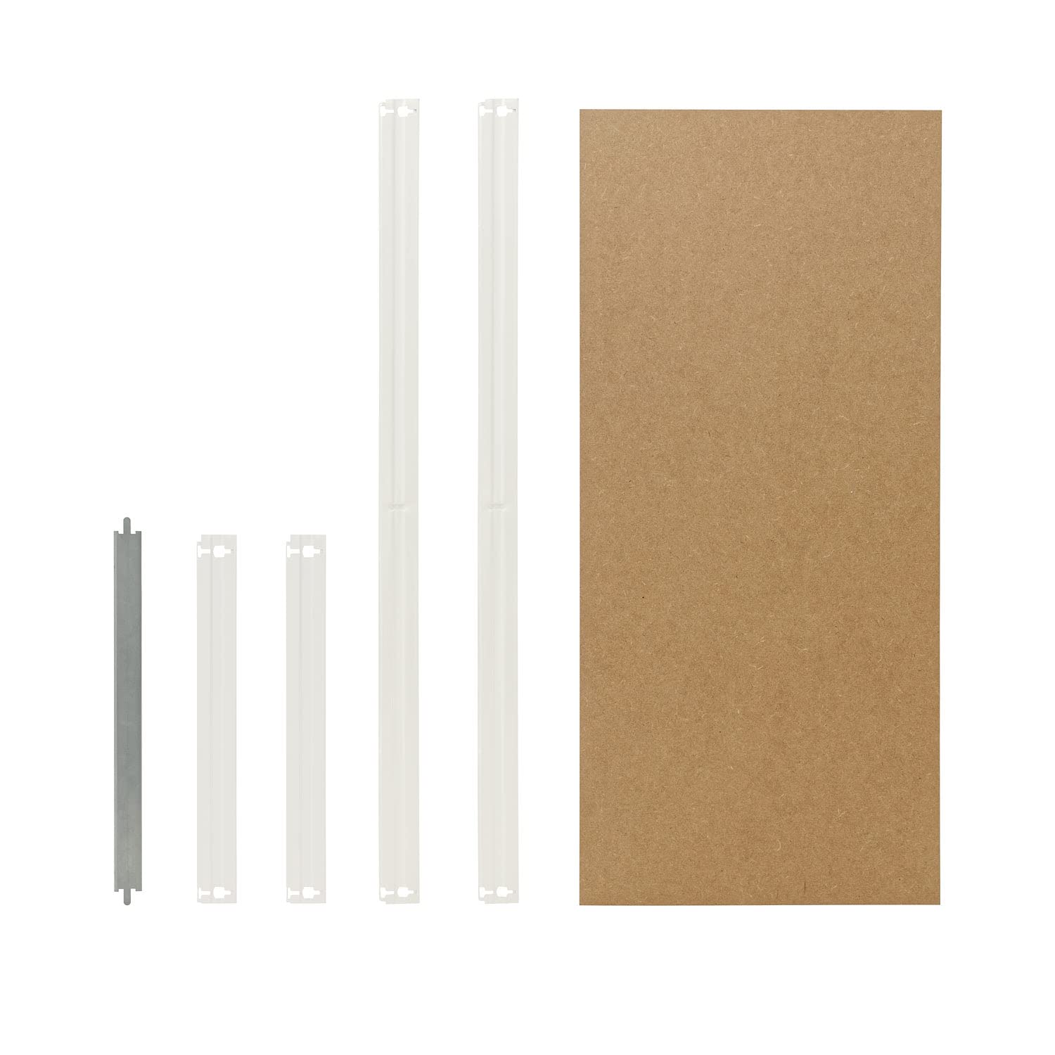 shelfplaza Home 110x45 cm Fachboden-Set in weiß für Home Schwerlastregale