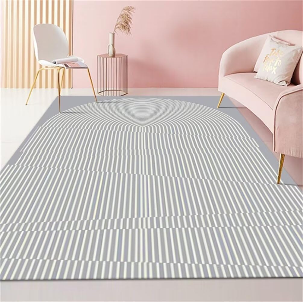 Tapis gamer sol chambre gris pour protéger les parquets