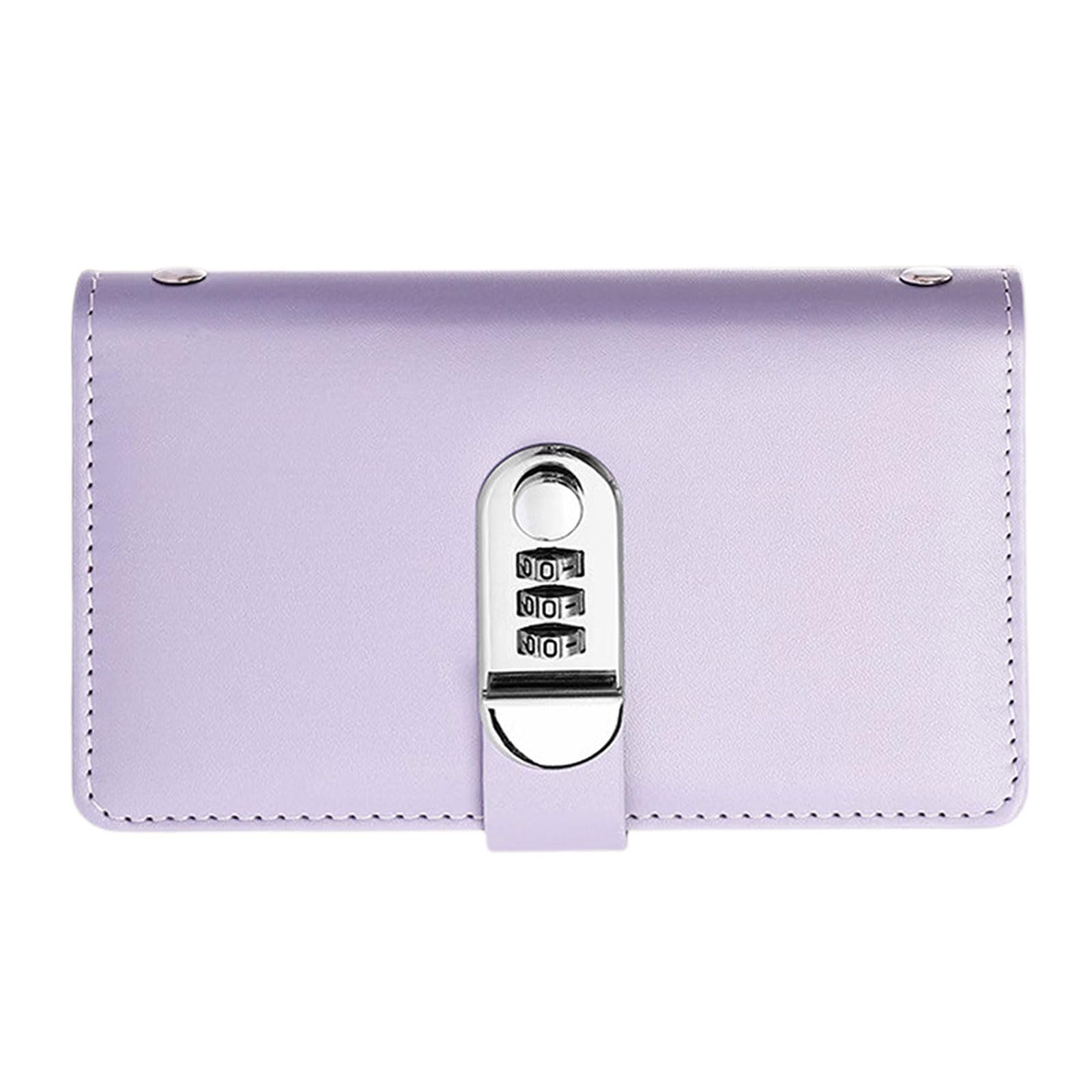 MIDOKSTUA Password Cash Organiser Book with 100 Clear Pockets Portable Money Saving Book for Cash Bill Receipts and Vouchers