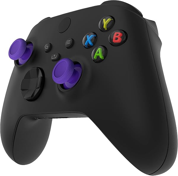 eXtremeRate Joysticks para Xbox Series S X Control Palancas Analogicos Joystick Reemplazable para Xbox One Repuesto para Pulgar Thumbsticks para Xbox One S/X/Estandard/Elite Mando(Violeta) - 4