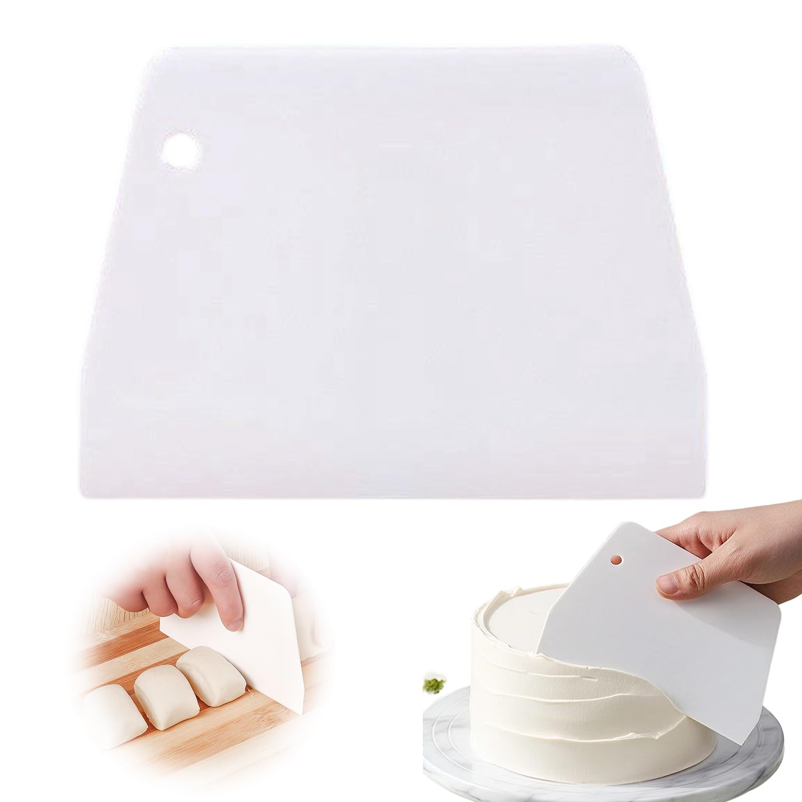matumou Dough Cutter Multifunctional Baking Tool Reusable Dough Food Safe Dough Cutting Tool for Bread Cake Fondant