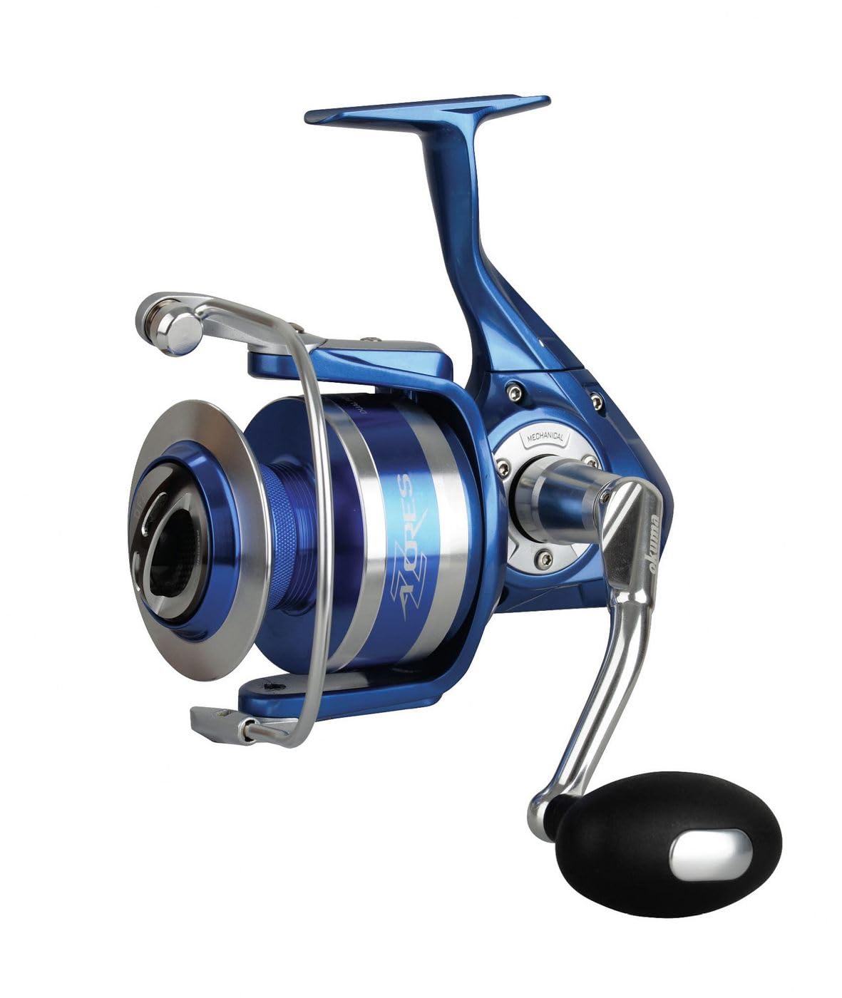 リール okuma AZORES 5500 Okuma AZORES-5500 Reading Spinning Fishing Reel, SW Blue : Buy