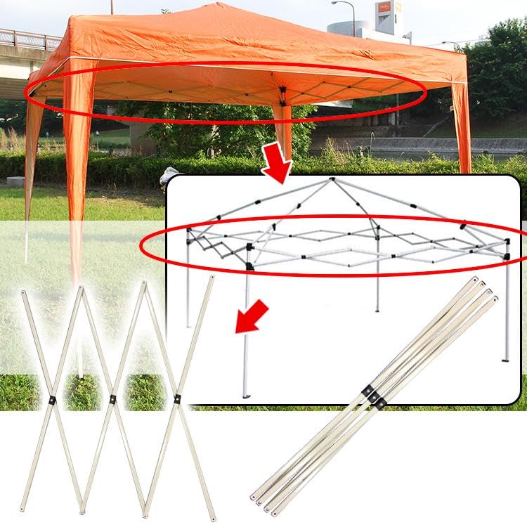 Amazon | kaitou ワンタッチタープテント 骨組み パーツ 修理 ad022