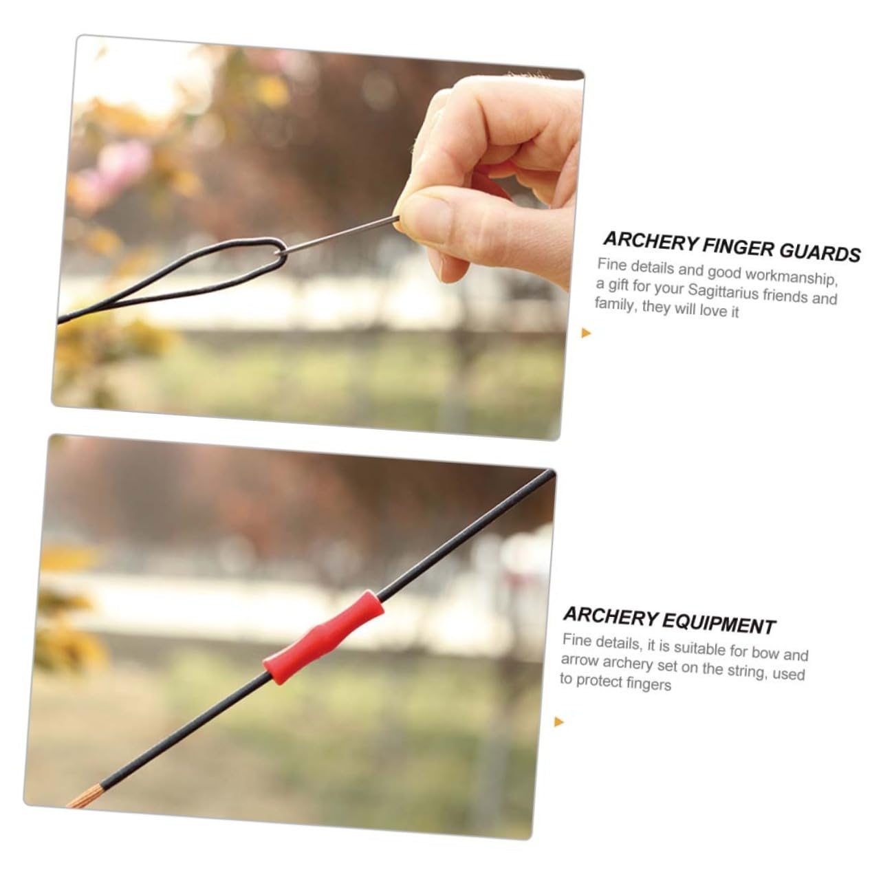 Hemoton 5sets Silicone Archery Finger Guard for Women Bowstring Protector Finger Cover Archery Supply Silicone Bowstring Protector