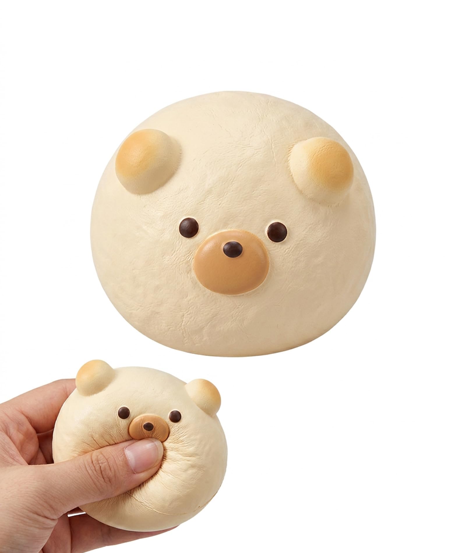 Taba Squishy, Squishy, Squishy Toy for Office and Classroom Use, Bear Design Foam Squishy Toy, Tool for Commuters and Students, Pocket Sized Fidget Toy-image-14
