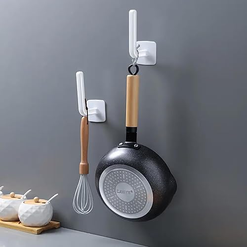 Miniatura 6 de Paquete de 8 organizadores adhesivos para gorras de béisbol, organizador de sombreros de pared para gorras de béisbol, sin perforaciones,