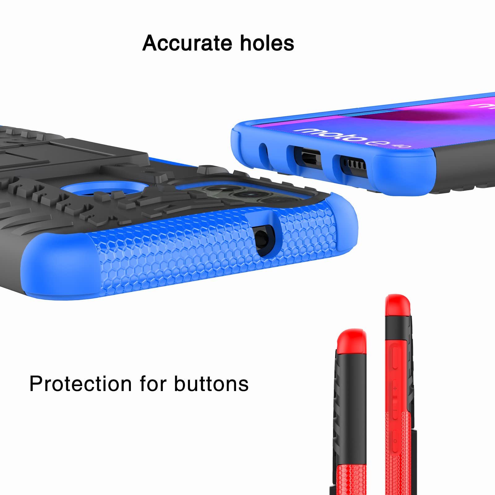 Yojiong Coque pour Motorola Moto E20 / E30 / E40 (6,5''), Caméra
