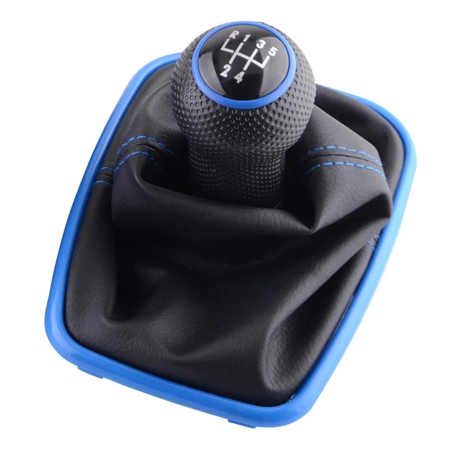 Aimazom B Car Gear Shift Kno For Vw For Golf Mk4 For Gti R32 1999-2005 5/6 Speed Gear Shift Kno Lever Shifter Gaitor Oot For Modification And Replacement(,For 5 Speed)