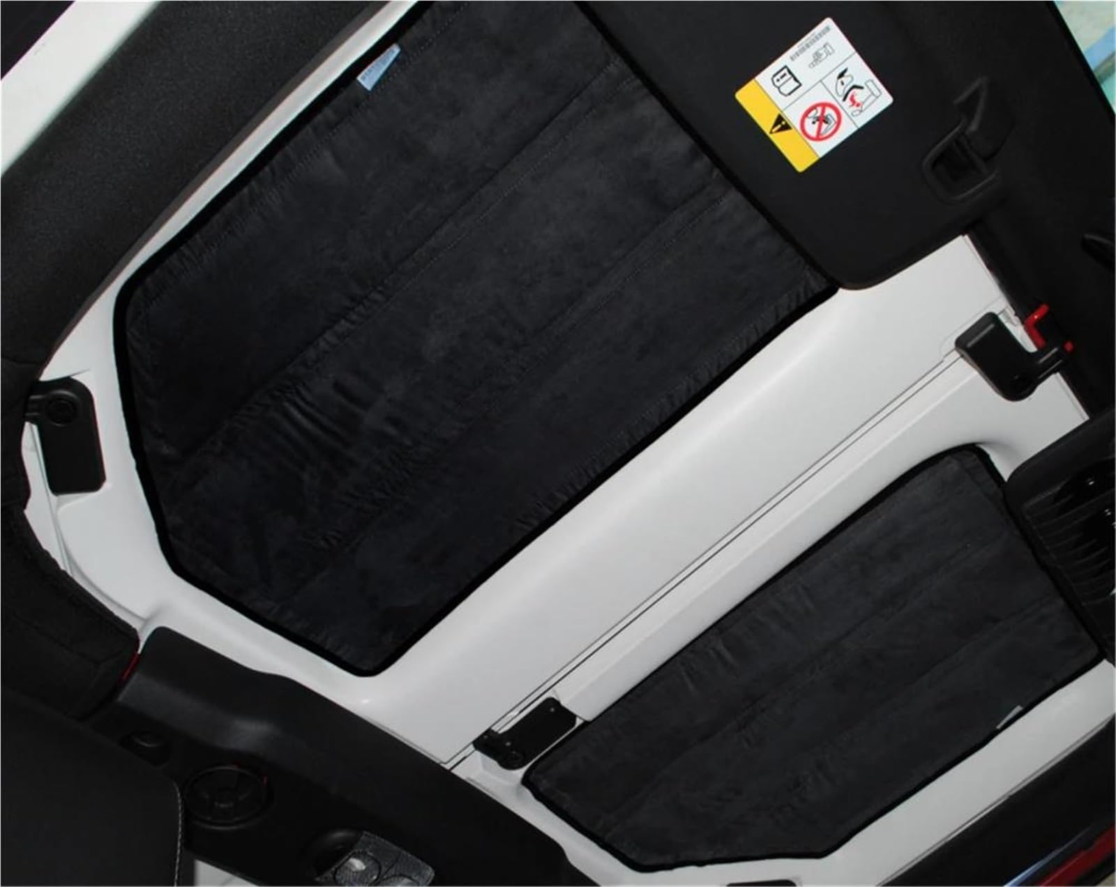 Coussinet D'isolation Thermique Pour Jeep Pour Wrangler JK 4 Portes 2012-2017 Voiture Hardtop Fenêtre Arrière Plafond Toit Isolation Thermique Coton Kits