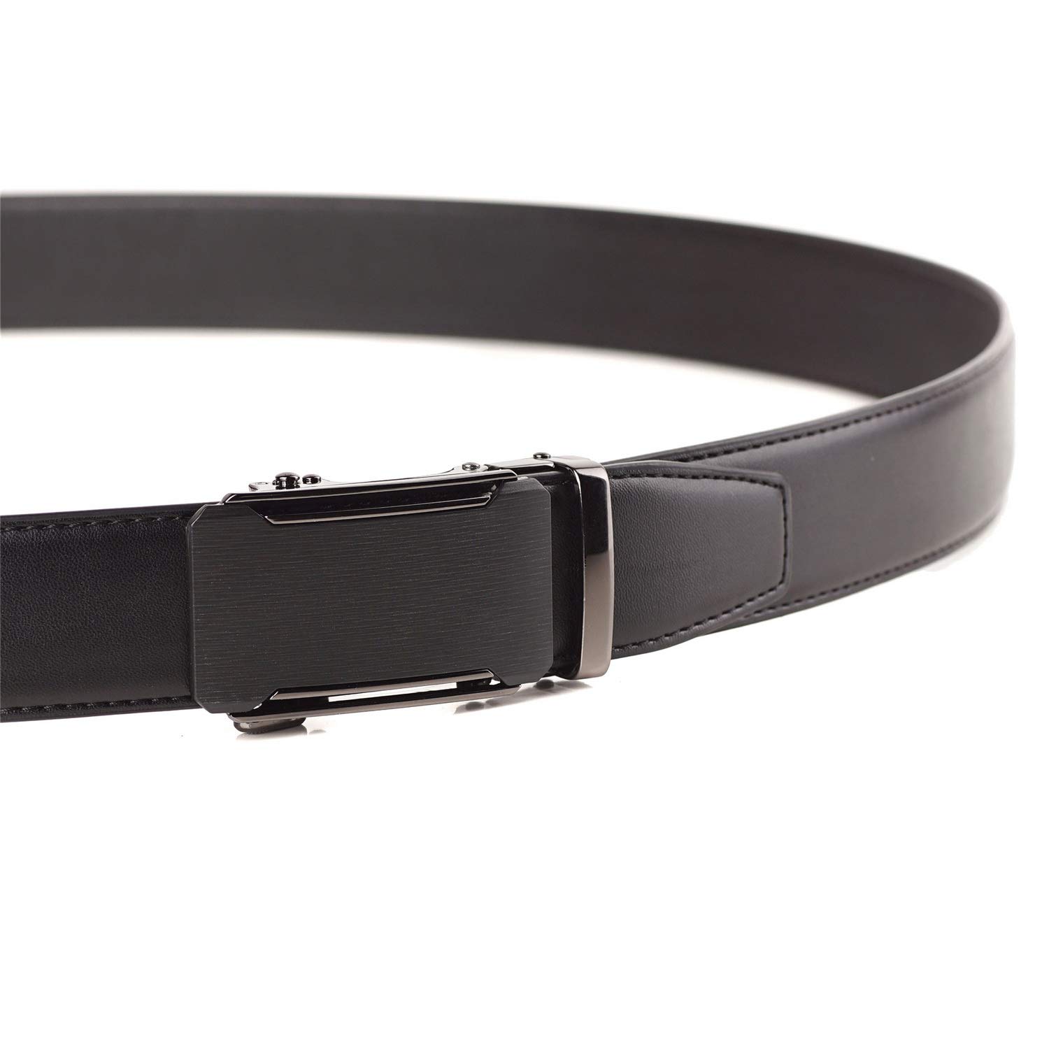 BelePala Ratchet Belt for Men Big and Tall Waist 36 to 39 Inch Black