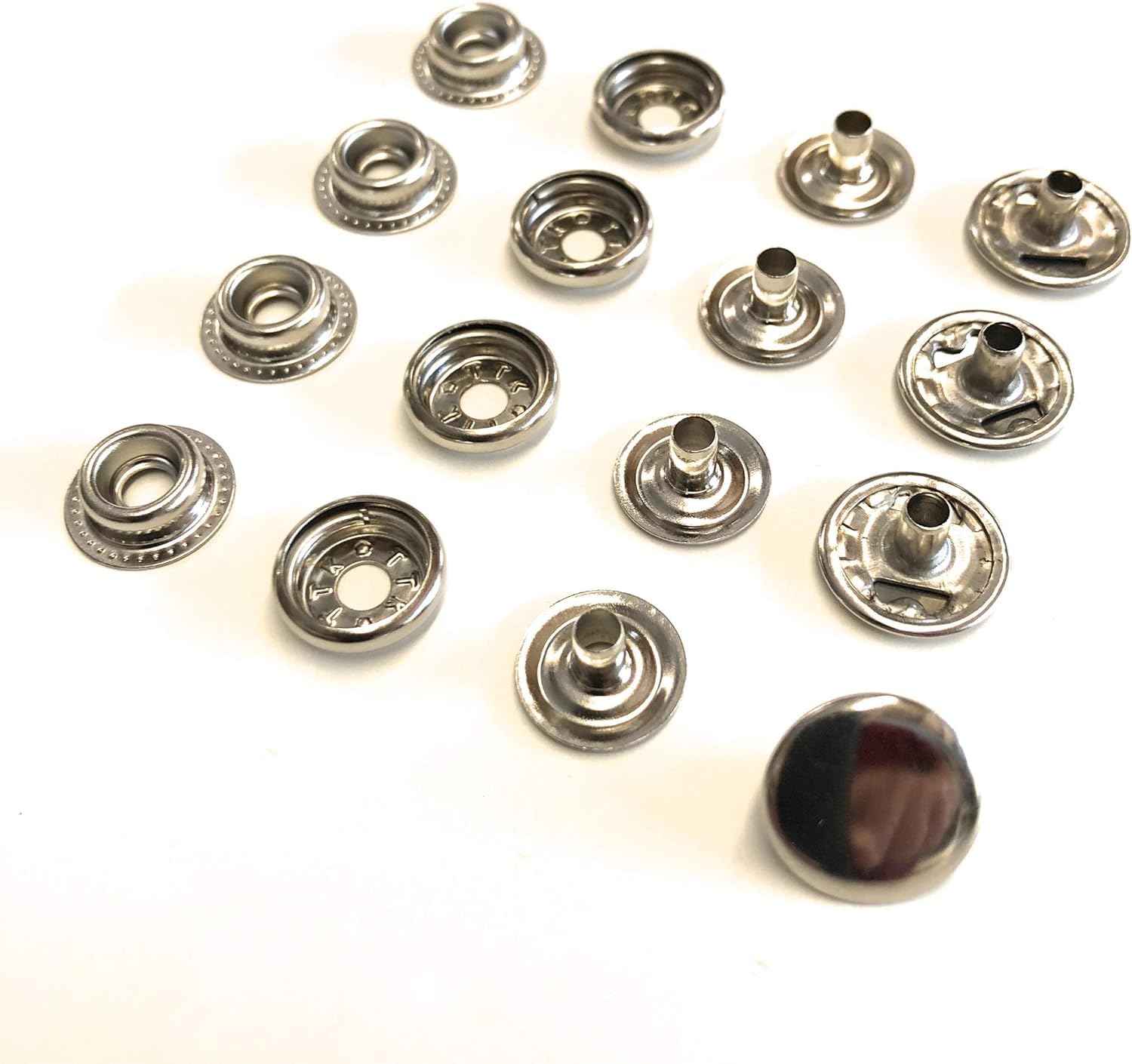 RM Enterprises Maruti Gypsy Metal Snap Fastener Repair Kit, Soft Top Snaps, Silver Compatible for Gypsy | Gypsy Spare Parts | Gypsy Accessories-image-8