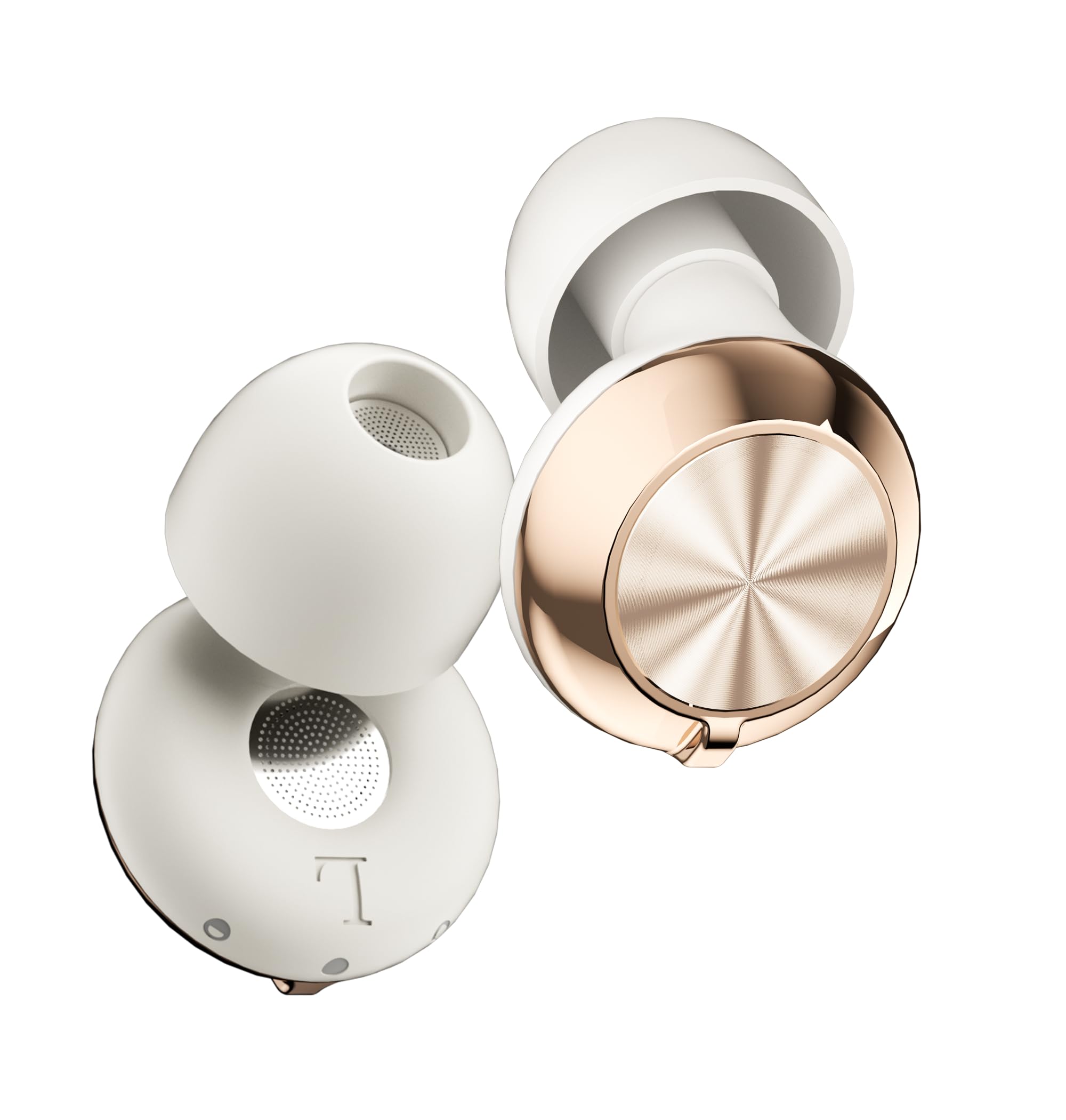 Adjustable Ear Plugs for Sleeping 14-35dB SNR,Reusable Silicone Noise Cancelling Earplugs with 8 Eartips and Case for Sleep Concerts,Work,Study,Snoring,Travel: White