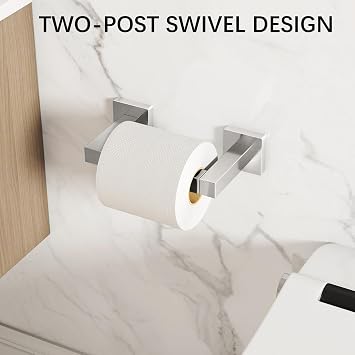 FEILERN Toilet Paper Holder Brushed Nickel, Pivoting for Bathroom