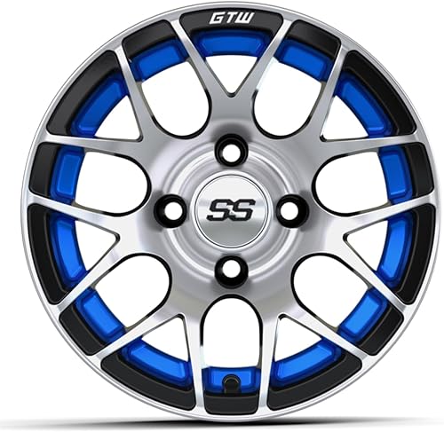 Miniatura 2 de GTW (1) Carrito de golf Pursuit 14 pulgadas mecanizado y rueda negra con desplazamiento 34