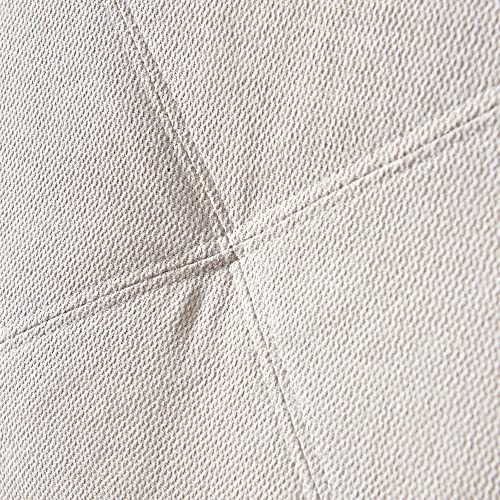 Lepfun Sectional Sofa Couch, Futon Sofa Sleeper Sofa Bed Mid-Century Modern Linen Fabric Faux Leather Sectional Couch For Living Room With 6 Wood Legs And 2 Removable Storage Boxes, Beige #TOP4