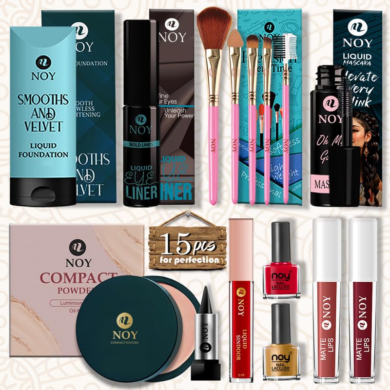 NOY Elegant Makeup Combo For Women Easy-To-Apply Makeup For Girls Gifting Box-picture-42