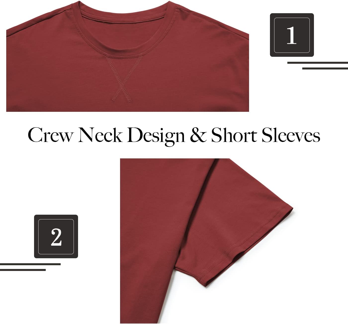 LETAOTAO Mens Hipster Longline T-Shirt Drop Cut Scallop Long Tail Slim Fit Bodybuilding Gym Muscle Workout Tee - Image 5